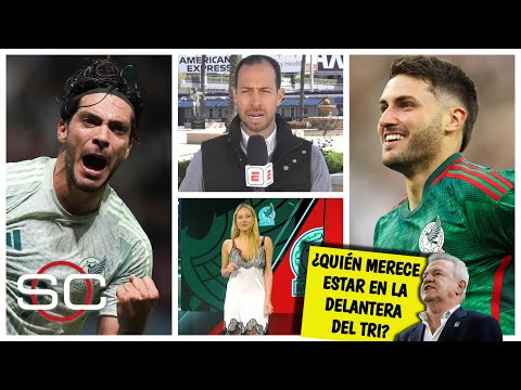 MÉXICO El dilema de JAVIER AGUIRRE en la delantera: SANTIAGO GIMÉNEZ o RAÚL JIMÉNEZ | SportsCenter