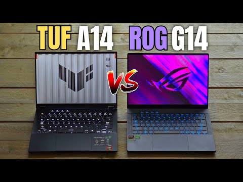 What's the BEST 14-inch Laptop in 2024? - Asus ROG Zephyrus G14 vs TUF A14 (2024) COMPARISON