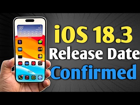 iOS 18.3 - Release Date Confirmed