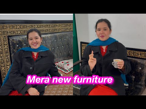 Mera new furniture village m | Sitara yaseen village vlog