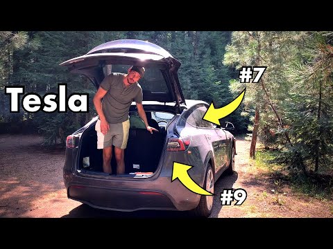 Camping in a Tesla Model Y - Top Tips and Accessories