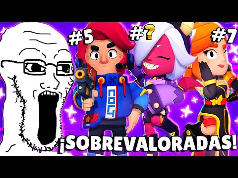 😕 TOP 13 SKINS MÁS SOBREVALORADAS DE BRAWL STARS ¿SON BUENAS EN VERDAD? 🙄