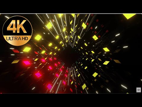 6 hours 4k Square shaped Animation Flashing Relaxing Abstract background Video loop meditation