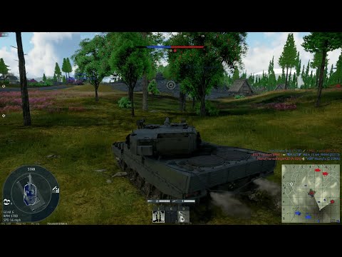 Leopard 2k/2a4 German Main Battle Tank Gameplay War Thunder No Commentary