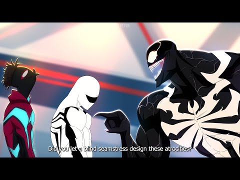 Venom  Reacts To Miles and peter New Suits