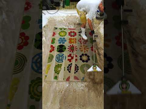 SHOCKING Transformation Of This Discarded IKEA Rug. All In 60 Seconds! #shorts