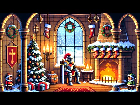 Medieval Winter Music ❄️🏰 The Knight Sits By The Fireplace As Snow Falls Outside