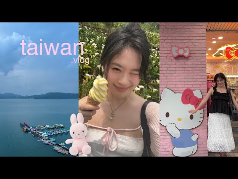 TAIWAN vlog .•° ✿ ° | hello kitty 7-11, yang ming shan, sun moon lake, shopping! pt. 2