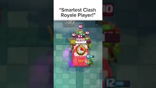 “Smartest Clash Royale Player” #clashroyale #clashroyaleshorts #clashroyalememes #shorts