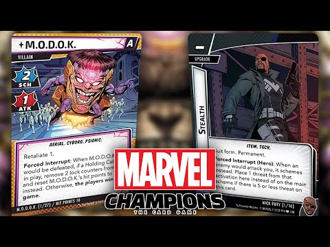 Marvel Champions: Nick Fury vs Expert MODOK Agents of S.H.I.E.L.D. Game 3