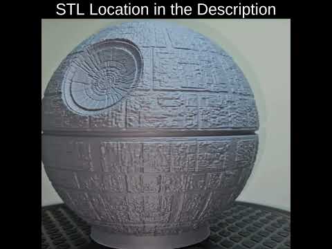 Death Star Lamp From Star Wars on Bambu Lab P1S