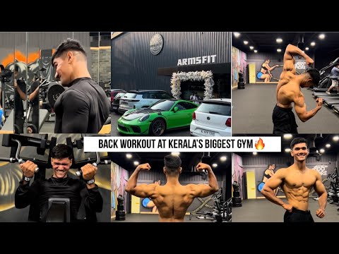 BACK WORKOUT AT KERALA’S BIGGEST GYM🔥💯