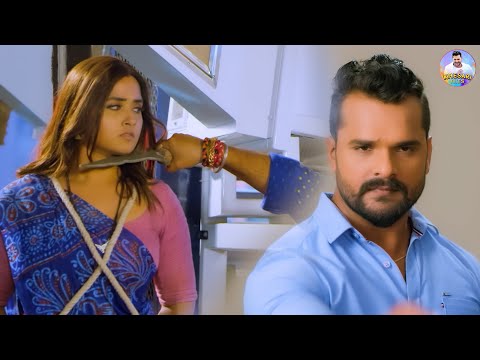 देखिये कैसे खेसारी लाल यादव अपनी पत्नी का जान बचा बचाये | लिट्टी चोखा | Movie Clip 2024