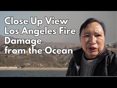 Sailing into Fire in Pacific Palisades - Los Angeles