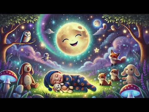 Zoo Animals Lullaby for Babies 🙉🐶 | Soothing Sleep Music with Cute Animal Friends 💤  🌙