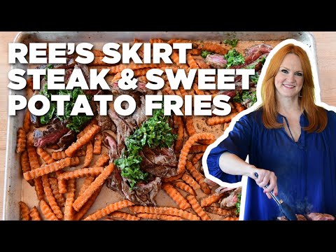 Ree Drummond's Skirt Steak and Sweet Potato Fries | The Pioneer Woman | Food Network