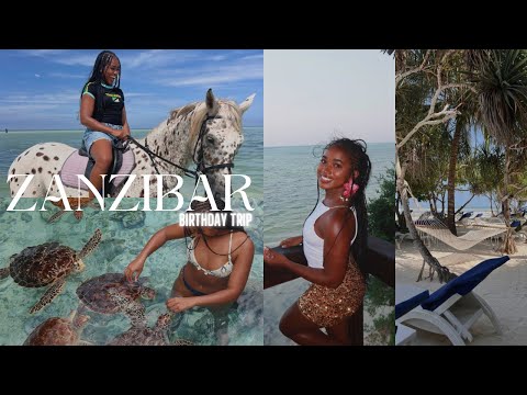 Travel vlog | Birthday Trip to Zanzibar!🇹🇿 Fun Filled Experiences, Things To Do, Baecation + More!