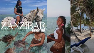 Travel vlog | Birthday Trip to Zanzibar!🇹🇿 Fun Filled Experiences, Things To Do, Baecation + More!