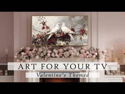 Valentine's Themed Art For Your TV | 60 Art Images | 10 Hours | 4K | Valentine's Day TV Art