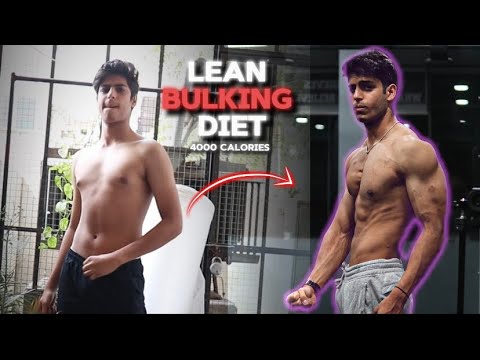 Lean bulking diet to go from skinny to muscular | Full day of eating