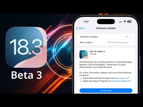 iOS 18.3 Beta 3 is OUT- Boring At Best!