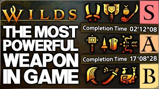 Monster Hunter Wilds - The BEST Highest Damage Weapon in Game - All Weapons Ranked Tier List Guide!