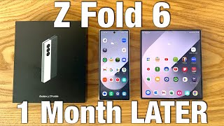 Samsung Galaxy Z Fold 6 Review - 1 Month Later!