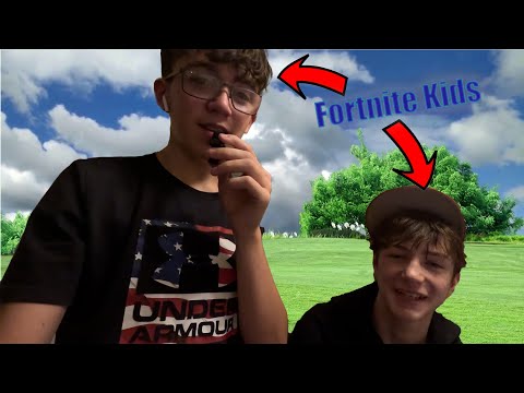 Two Fortnite Kids Go OUTSIDE for the FIRST TIME! (Vlog feat. Jetty)