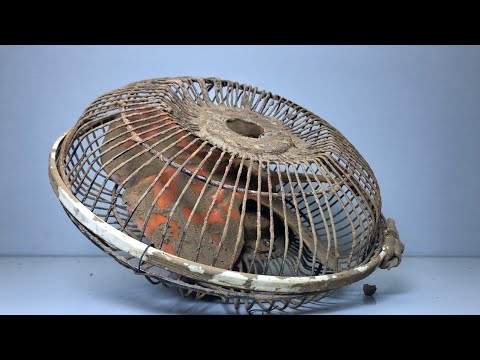 How To Extremely Resty Fan Restoration #antique #diy #youtube #shorts