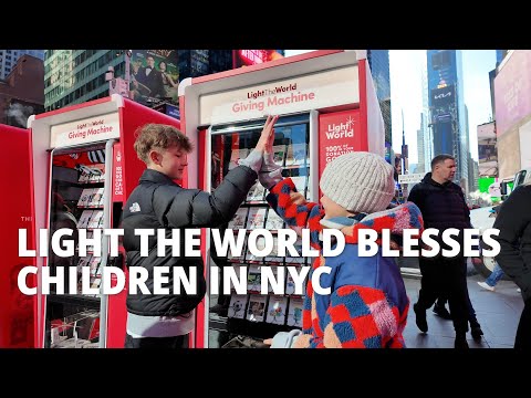 Light the World Blesses Children in New York City