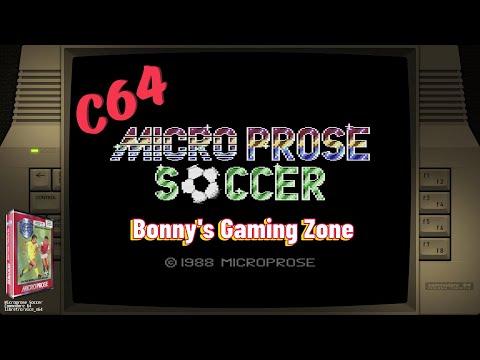 Microprose Soccer (C64 - MicroProse - 1988) Batocera 40 (50Hz)