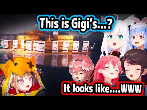 HoloJP's Reaction To Gigi's Crazy Door Island and 'Gigi Railways'【Hololive】