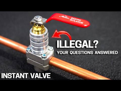 Is this INSTANT Shut Off Valve ILLEGAL?