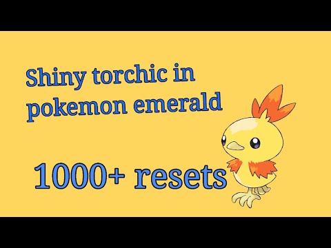 Pokemon Emerald: Shiny torchic (1000+ attempts)