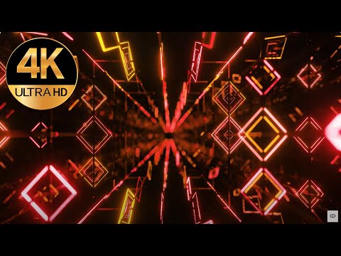 7 hours 4k Square shaped Animation Flashing Relaxing Abstract background Video loop meditation