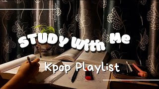 BTS study with me| 1 hour Kpop music, real time, no break #bts #kpop