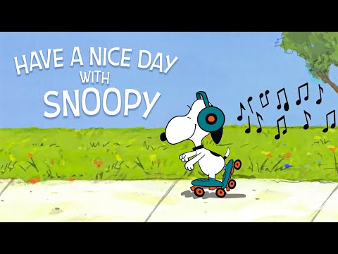 Mood Booster Chill Vibes 🎧 Morning walk playlist with Snoopy