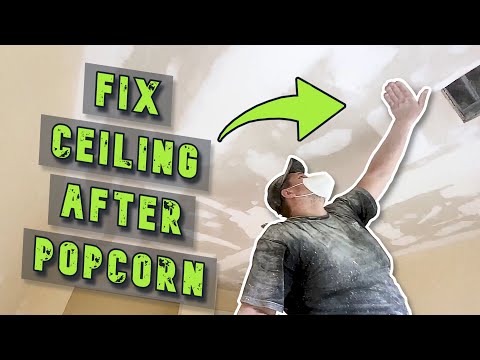 Guaranteed Smooth Ceiling: After Popcorn Removal