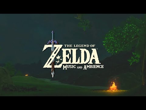 3 hour of Relaxing Zelda Music with Campfire Ambience to chill/study/sleep