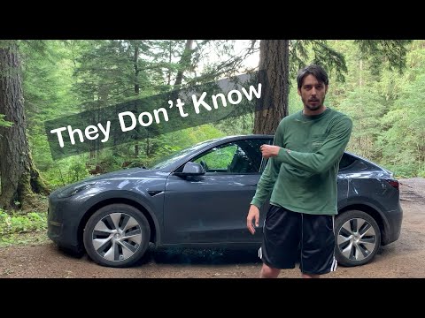 Stealth Camping in My Tesla Model Y