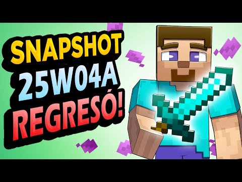 ✅ BLOQUEAR ATAQUES! 👉 Snapshot 25W04A Minecraft