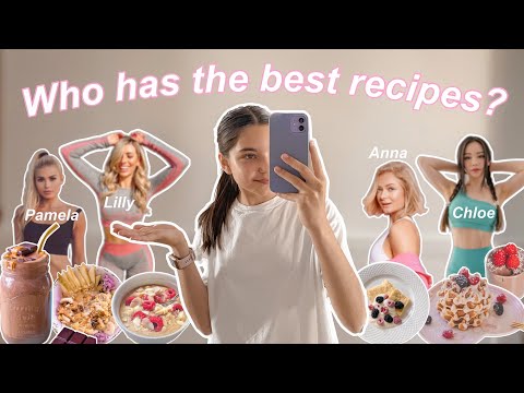 TESTING RECIPES OF POPULAR FITNESS INFLUENCERS / breakfasts and desserts🍰