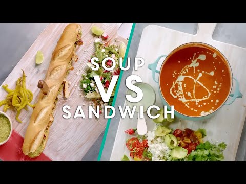 Mexican Club Sandwich Vs Mexican Tomato Soup | Lunch Recipes