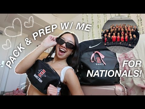 PREP & PACK WITH ME FOR NATIONALS *florida babyyy*