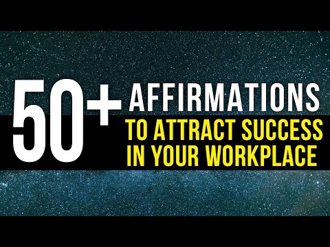 50+ Affirmations To Be Successful In Your Workplace | Work Affirmations For Career Growth | Manifest