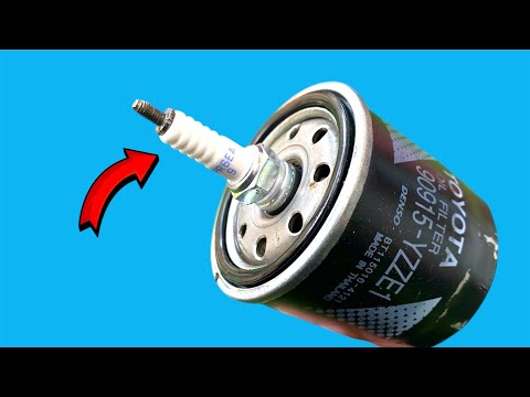 It's a Mistake to Throw Away Oil Filters and Spark Plugs! Simple Ideas to Help Your Life Every Day