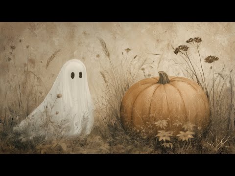 Halloween Vintage TV Art | 12 Images | 2 Hours | Halloween TV Art | Ghost TV Art | Fall Decor | 4K