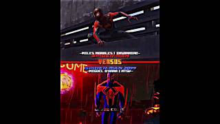 Miles Morales (Insomniac) vs Miguel O'hara (ATSV) #spiderman #milesmorales #miguelohara #fyp #edit