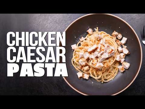 THE ULTIMATE CHICKEN CAESAR PASTA (NOT PASTA SALAD!🙅🏻‍♂️) | SAM THE COOKING GUY