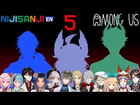 【All POV】 Nijisanji EN Among Us Collab feat. ILUNA! 【Round 5 | Enna | Yugo | Ren】